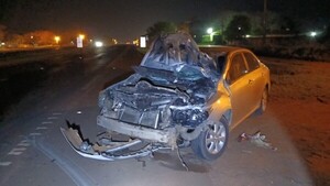 Una mujer muere atropellada tras intentar cruzar la ruta en zona prohibida en Caaguazú