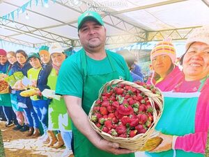 Ofrecen frutilla fresca a G. 25.000 el kilo por abundante producción