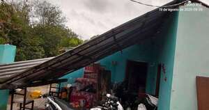 Diario HOY | Tormenta dejó cuantiosos destrozos en Ñeembucú: reportan 100 familias afectadas
