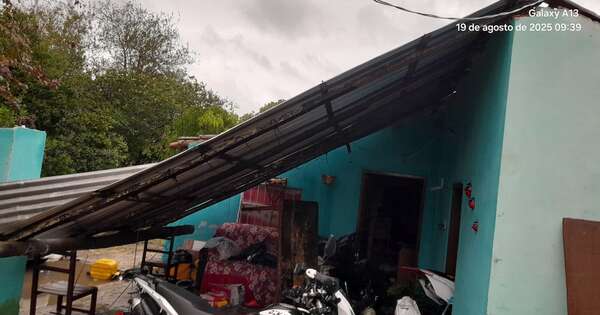 Diario HOY | Tormenta dejó cuantiosos destrozos en Ñeembucú: reportan 100 familias afectadas