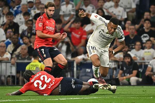 Real Madrid arranca LaLiga con victoria gracias a un gol de Mbappé - Fútbol Internacional - ABC Color