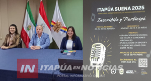 GOBERNACIÓN LANZÓ EL CONCURSO “ITAPÚA SUENA 2025” PARA MÚSICOS EMERGENTES