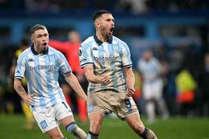 En un final dramático, Racing remonta ante Peñarol y avanza a cuartos de final - Copa Libertadores - ABC Color
