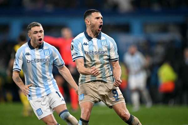 En un final dramático, Racing remonta ante Peñarol y avanza a cuartos de final - Copa Libertadores - ABC Color