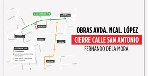 Se abre nuevo frente de obras en Fernando de la Mora sin afectar el tránsito sobre Mariscal López