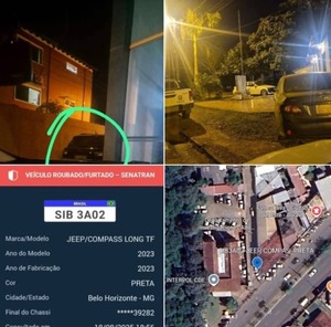 Hallaron vehículo denunciado como robado en Brasil en la base de Investigaciones de Alto Paraná