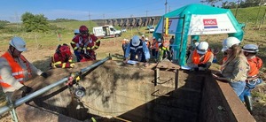 Itaipú y ANDE refuerzan seguridad en inspección de la Central Acaray - ADN Digital