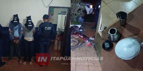 INCAUTAN EVIDENCIAS Y CAPTURAN A DOS SOSPECHOSOS EN HOHENAU