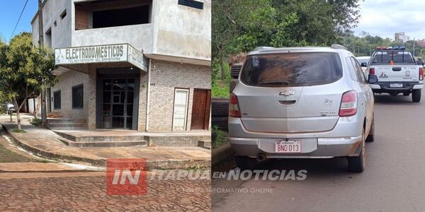 VIOLENTO Y MILLONARIO ASALTO EN LOCAL COMERCIAL DE ENCARNACIÓN