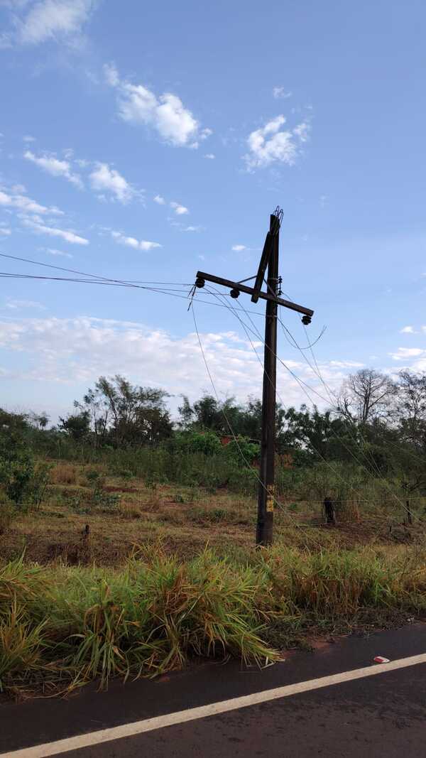 Temporal provoca cortes de energía en varios distritos de Concepción - Concepción al Día