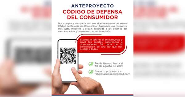 Diario HOY | SEDECO socializa anteproyecto de “Código de Defensa del Consumidor” y pide sugerencias