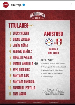 Jóvenes concepcioneros en la Selección Paraguaya Sub 15 - Concepción al Día