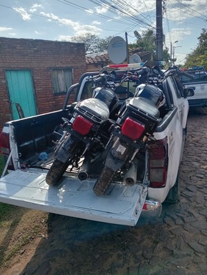 Detienen a presuntos «robamotos» en Bañado Sur