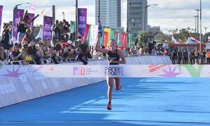 ASU2025: Arrancó el triatlón como última modalidad en Encarnación - Polideportivo - ABC Color