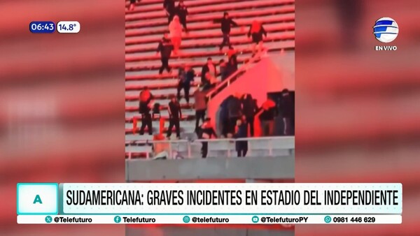 Noche de Terror en Avellaneda: Partido de Copa Sudamericana suspendido por brutales incidentes