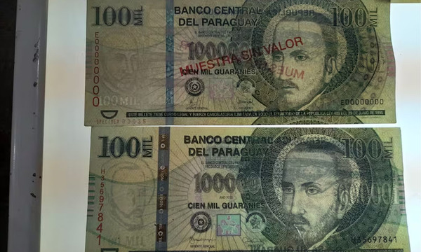 Billetes falsos de G. 100.000 vuelven a circular y los pequeños comercios son los más afectados - OviedoPress