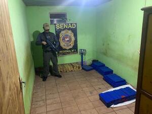 Incautan carga de marihuana en centro de “enfriamiento” narco