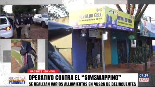 Desarticulan red de "SIM Swapping" que tendría su base en la cárcel de Encarnación