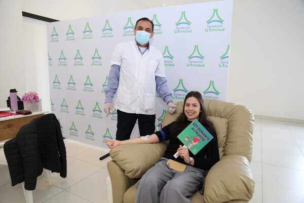 Sanatorio La Trinidad realizó la segunda edición de la campaña de colecta de sangre “Tu gota puede ser la esperanza de alguien”