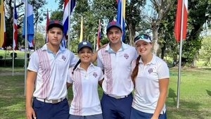 Paraguay se cuelga de la plata en Golf Mixto
