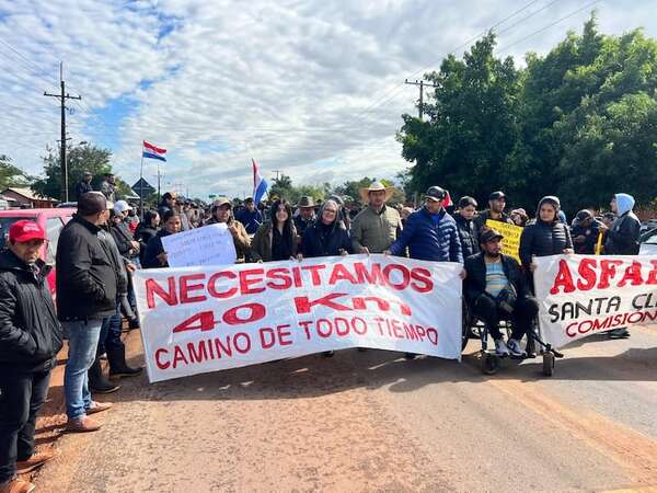 Aquinenses anuncian movilización de pobladores por la falta de respuesta del MOPC - Nacionales - ABC Color
