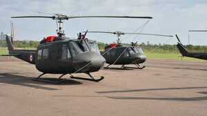 Fuerza Aérea recibe cuatro helicópteros de Taiwán y suma ocho operativos por primera vez