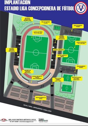 Presentan proyecto y maqueta de futuro estadio a la Gobernadora - Concepción al Día