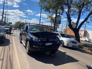 Cuádruple choque en pleno cruce de la avenida Irrazábal en Encarnación