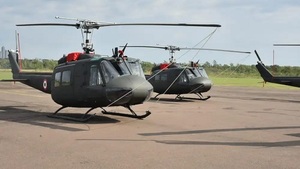 Fuerza Aérea recibe cuatro helicópteros de Taiwán