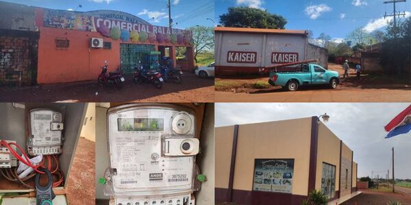 ANDE INTERVIENE SUPERMERCADO Y PANADERÍA EN ITAPÚA POR CONEXIONES ELÉCTRICAS IRREGULARES
