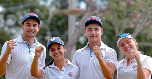 La Nación / Equipo mixto de golf obtuvo medalla de plata para Paraguay