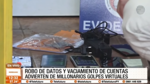 Robo de datos y vaciamiento de cuentas