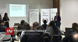 SE REALIZÓ UNA  JORNADA SOBRE PREVENCIÓN DE LA TRATA DE PERSONAS EN ENCARNACIÓN