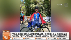 Paraguayo logra medalla de bronce en Alemania