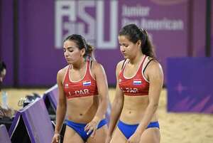 Asu2025: Caída inesperada de Fio y Denisse en el vóley playa - Polideportivo - ABC Color
