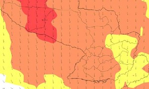 Emiten alerta por vientos de hasta 90 Km/h – Prensa 5