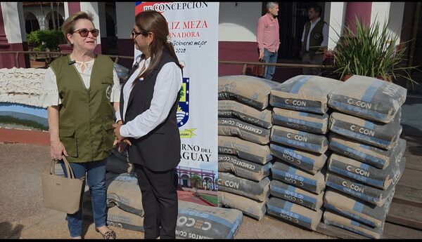 Gobernación apoya mejoras en la Plaza Nanawa - Concepción al Día