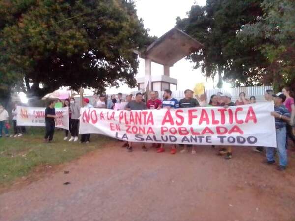 Anuncian manifestación contra planta asfáltica en Capiatá - Nacionales - ABC Color