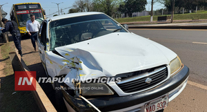 CHOQUE SOBRE RUTA PY06 DEJÓ DOS HERIDOS LEVES