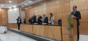La Circunscripción Judicial de Guairá recibió  la visita de los Ministros Superintendentes Luis María Benitez Riera y Manuel