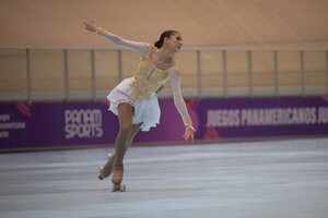 Paloma García se adjudicó la presea de plata en patinaje artístico