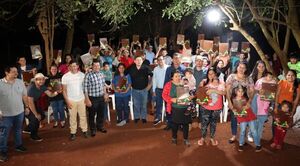 Colonia Vy’a Renda tiene 43 nuevas familias felices con el título de propiedad