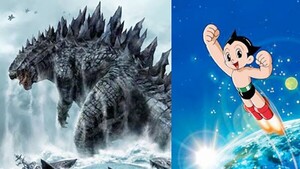 Godzilla, Astro boy y la bomba nuclear