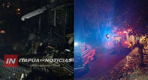 INCENDIO DESTRUYE POR COMPLETO UNA VIVIENDA EN EDELIRA KM 21