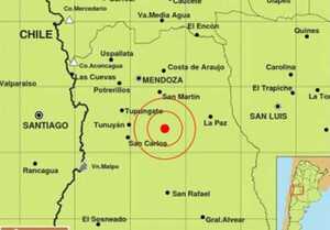No se reportaron heridos, luego del sismo en Argentina