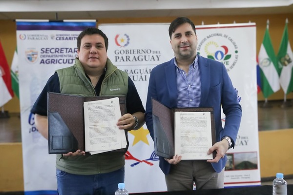 Convenio para construcción de filial del Senave en Guairá