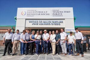 INAUGURACIÓN DE OBRAS EN LA UNIDAD DE SALUD FAMILIAR DE JOSÉ LEANDRO OVIEDO