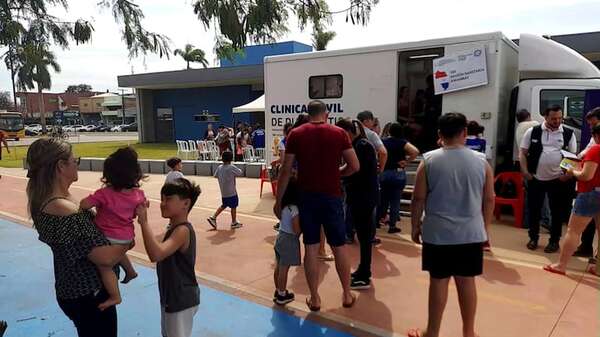 Jornada binacional contra el sarampión: realizan vacunación en la frontera entre Paraguay y Brasil - Nacionales - ABC Color