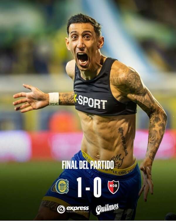 Ángel Di María define el clásico de Rosario con un golazo - Fútbol Internacional - ABC Color