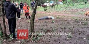 INVESTIGAN EL ASESINATO OCURRIDO AYER EN PIRAPEY 